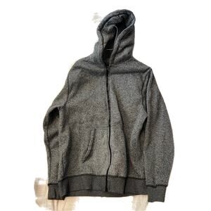 Phatfarm Gray Full Zip Up Hoodie Mens Large
